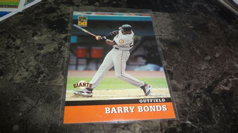 2001 barry bonds baseball card